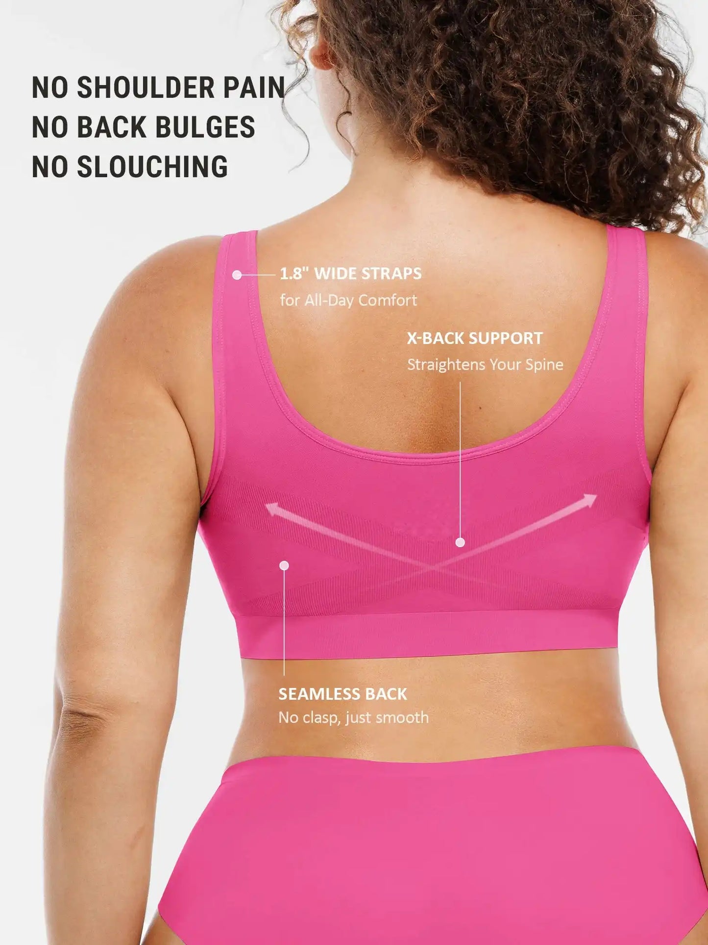 Seamless No Underwire Full Coverage Bra