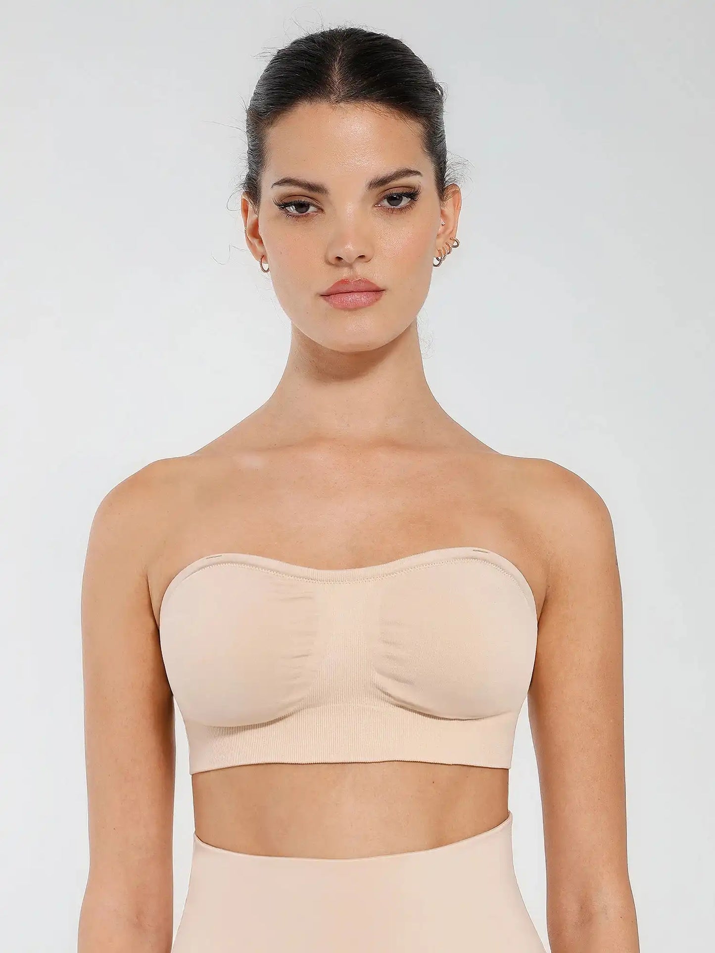 Seamless Anti-Slip Bandeau Bra