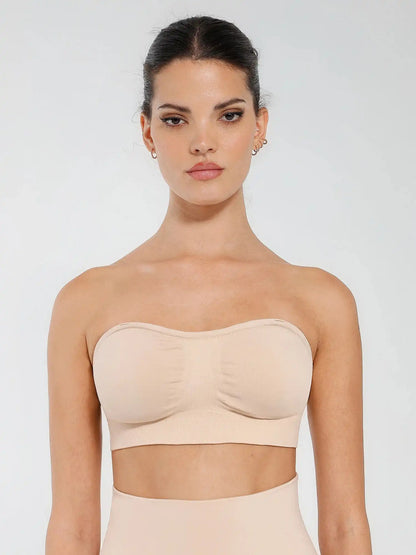 Seamless Anti-Slip Bandeau Bra