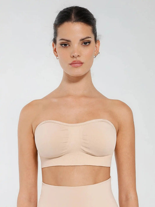Seamless Anti-Slip Bandeau Bra