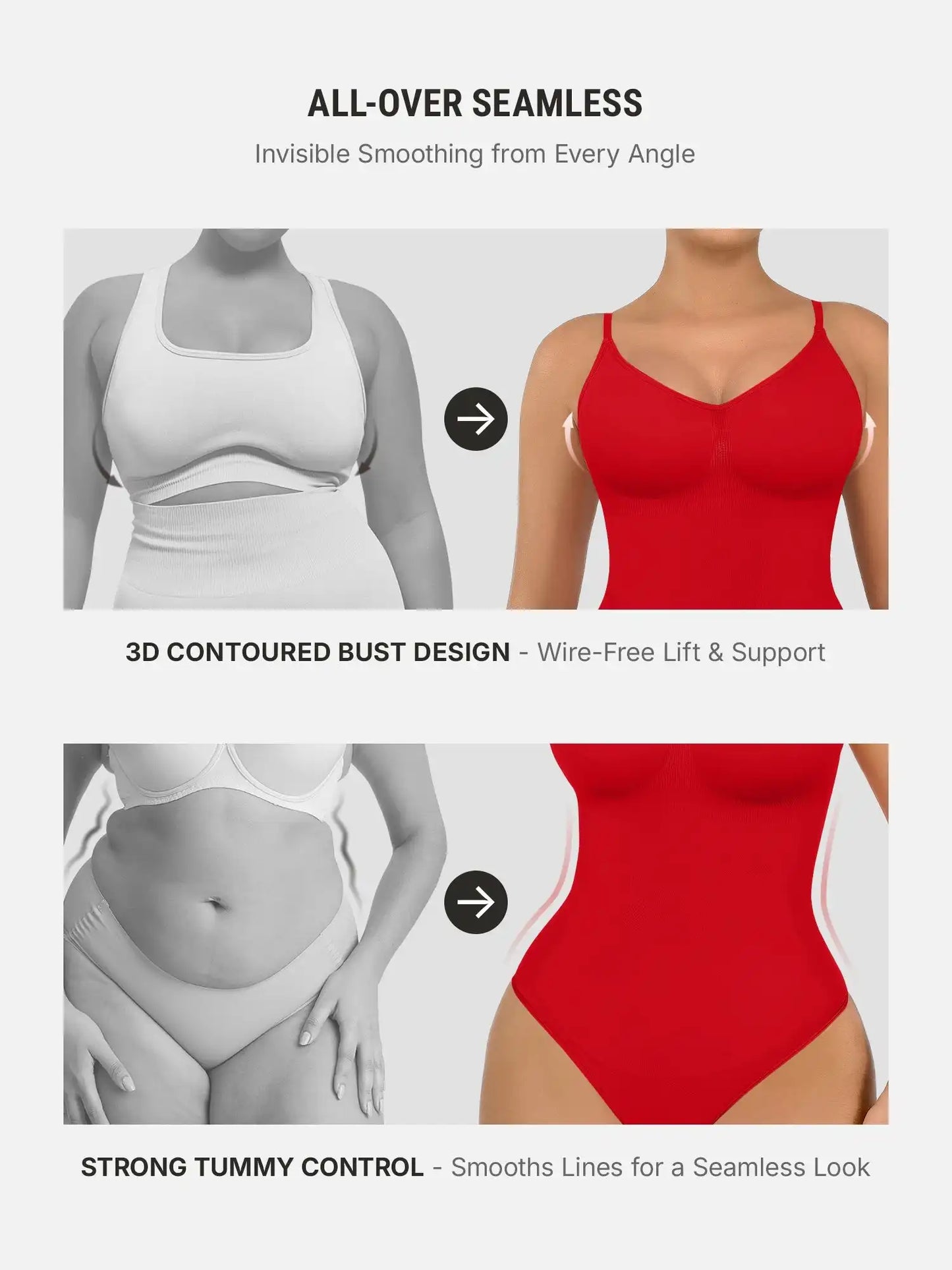 Tummy Control Seamless Bodysuit