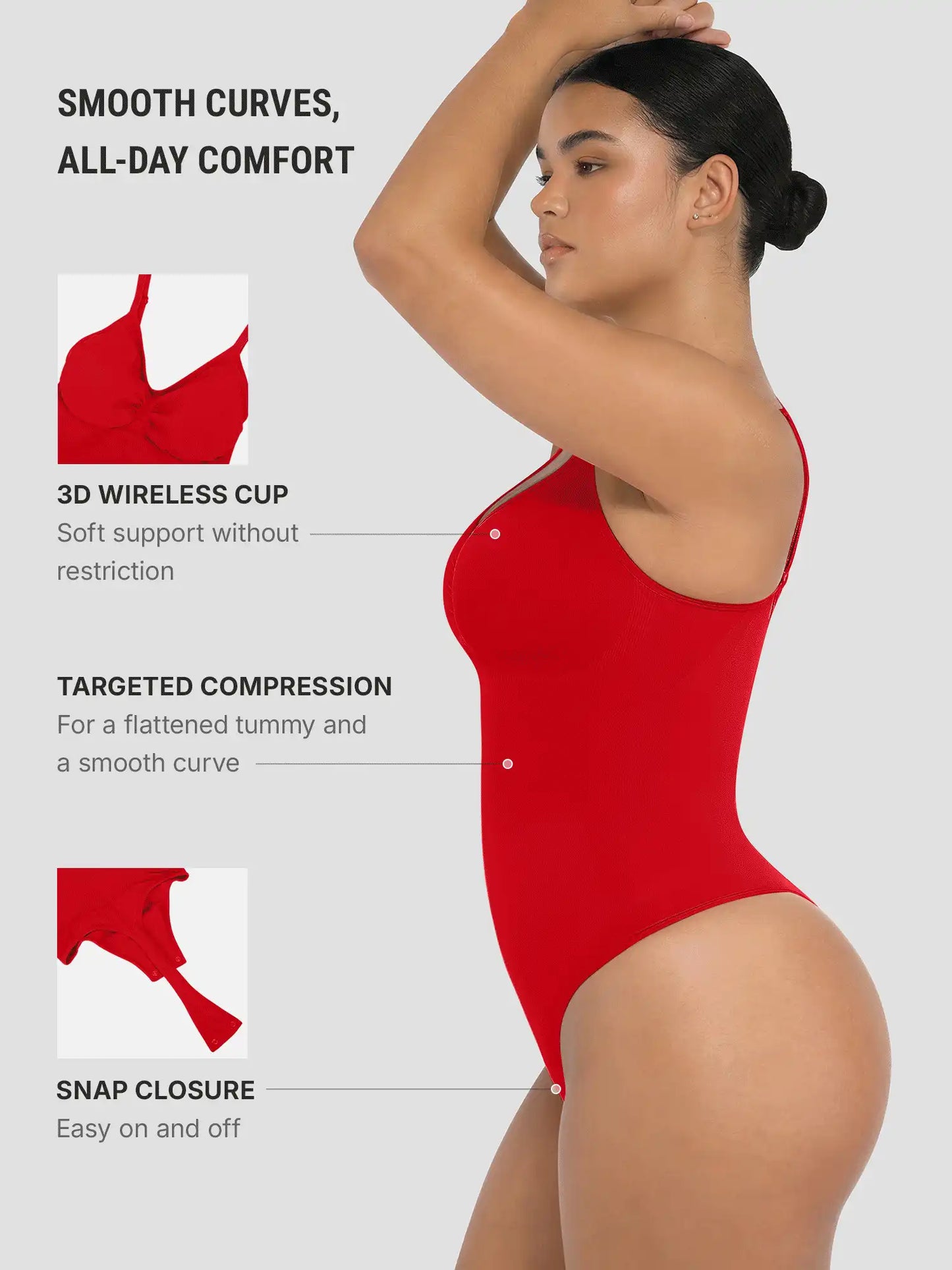 Tummy Control Seamless Bodysuit