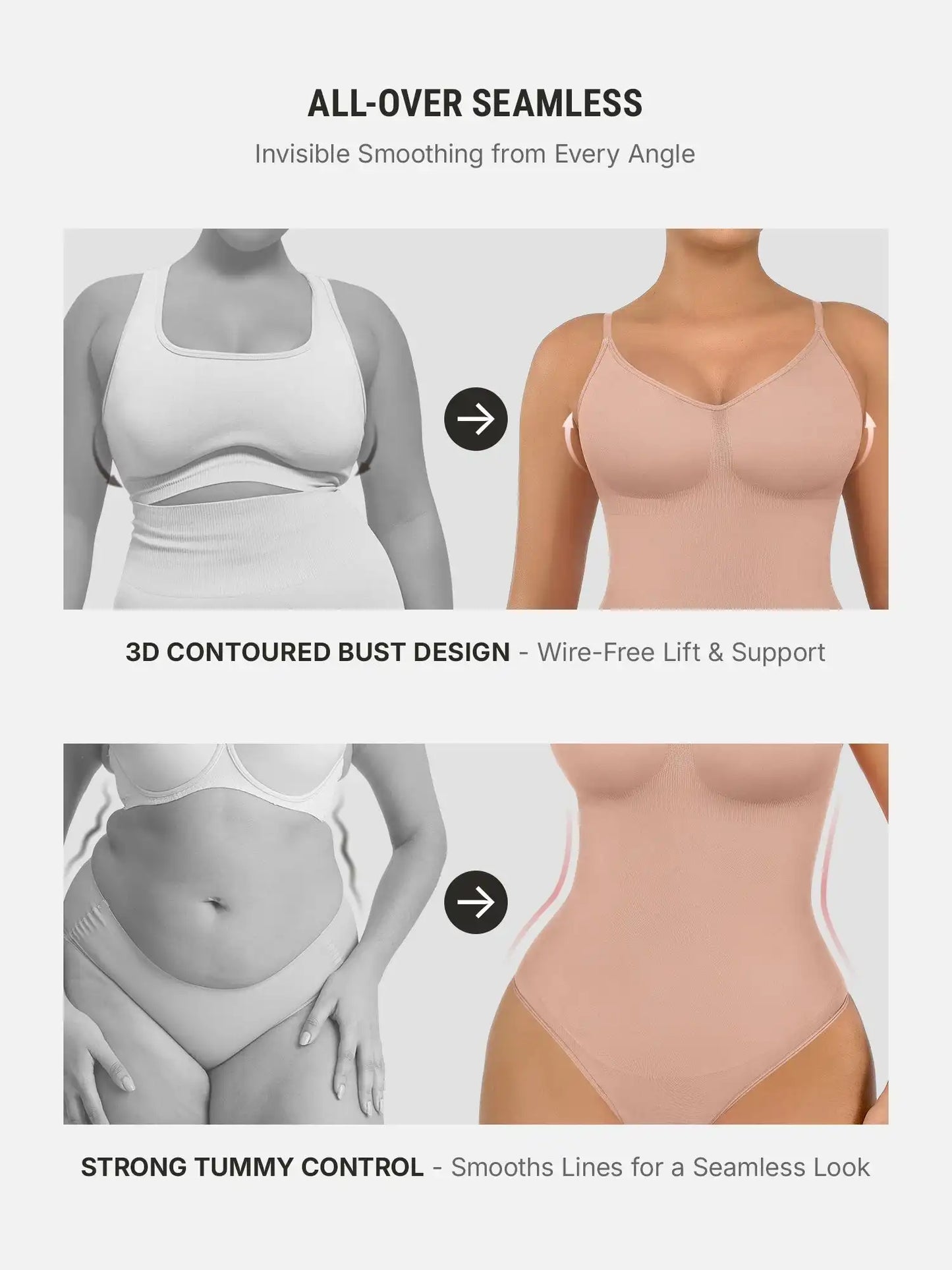 Tummy Control Seamless Bodysuit