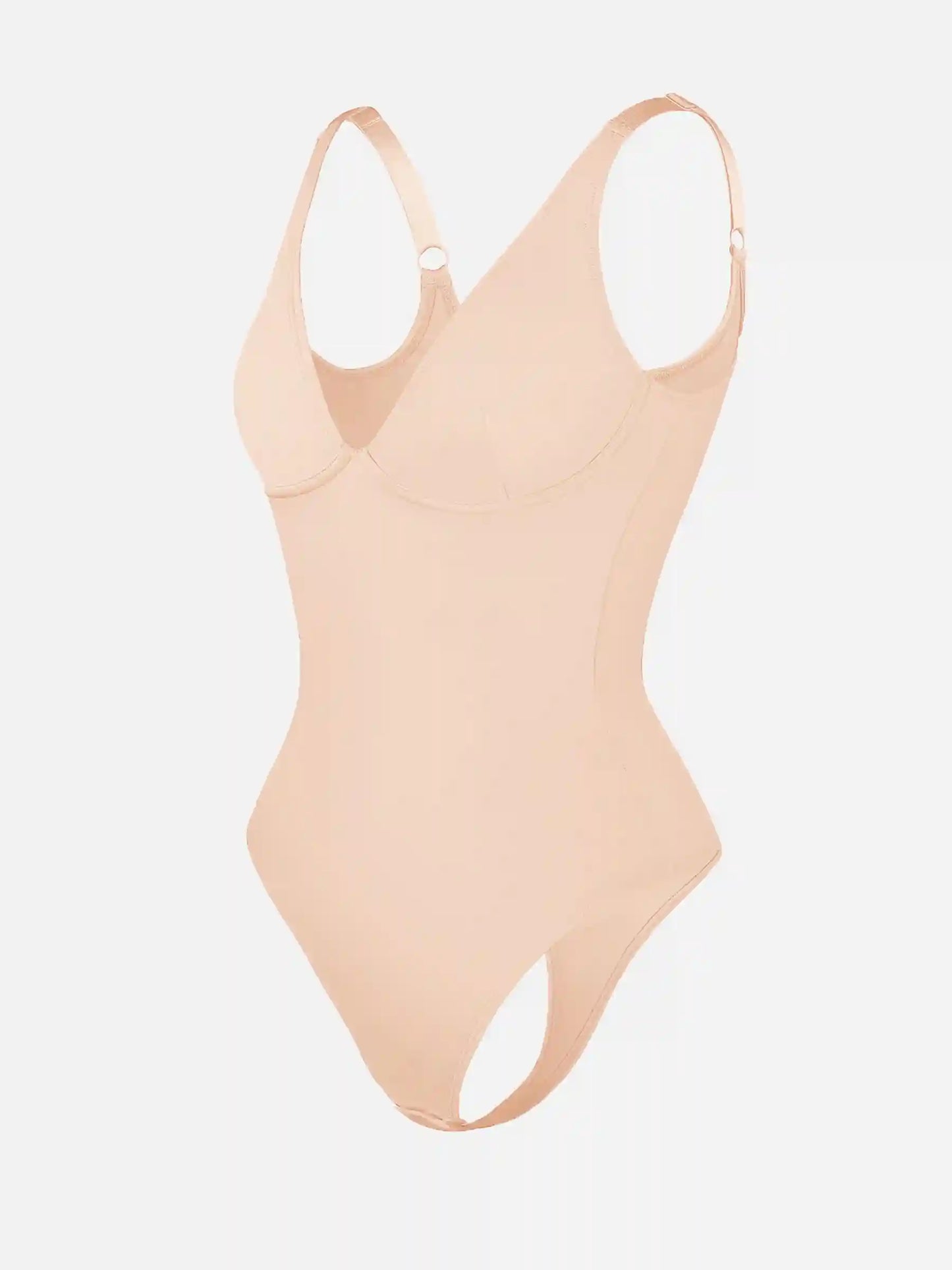 V-Neck Tummy Control Sculpt Bodysuit