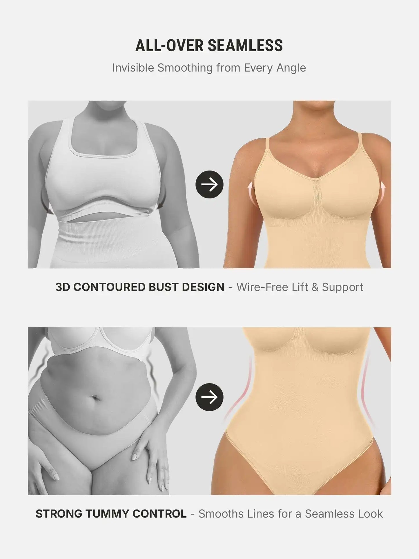 Tummy Control Seamless Bodysuit