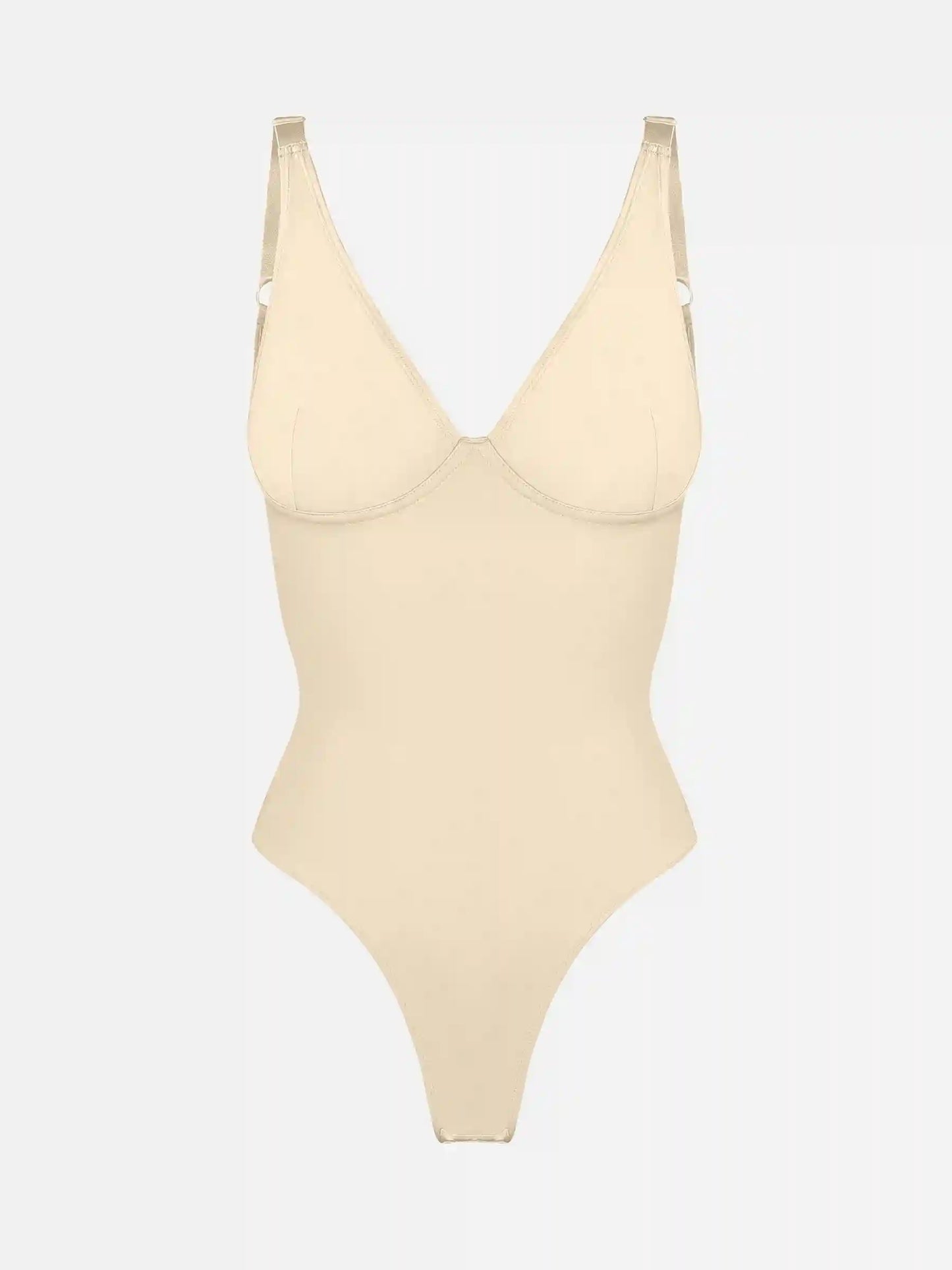 V-Neck Tummy Control Sculpt Bodysuit