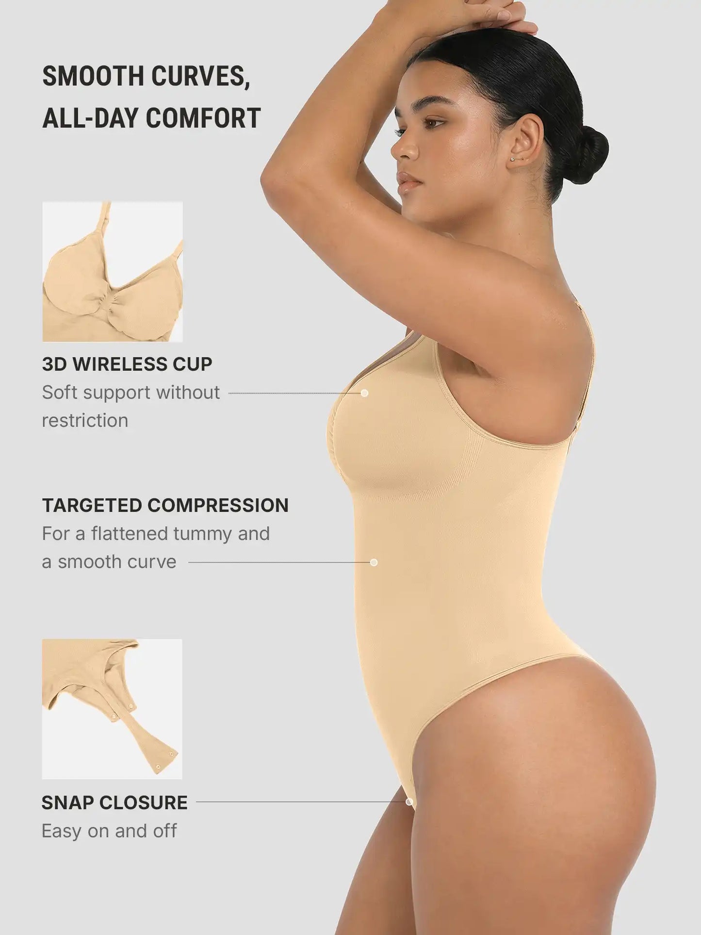 Tummy Control Seamless Bodysuit