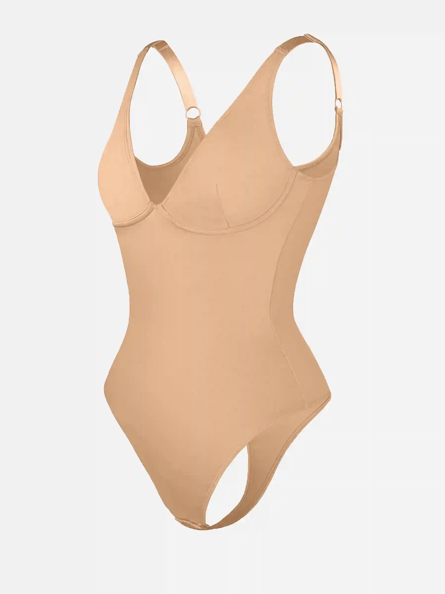 V-Neck Tummy Control Sculpt Bodysuit