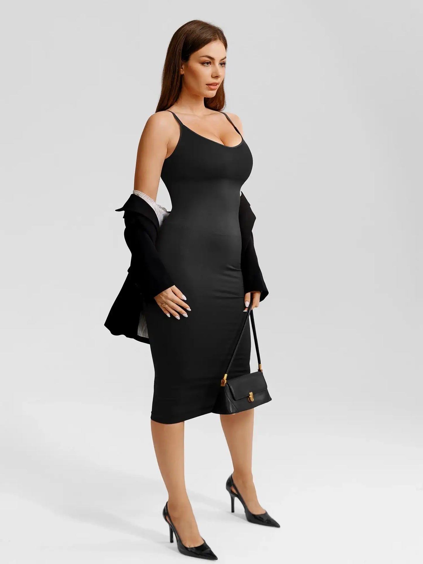 Smooth Dress & No-Show Shorts Set
