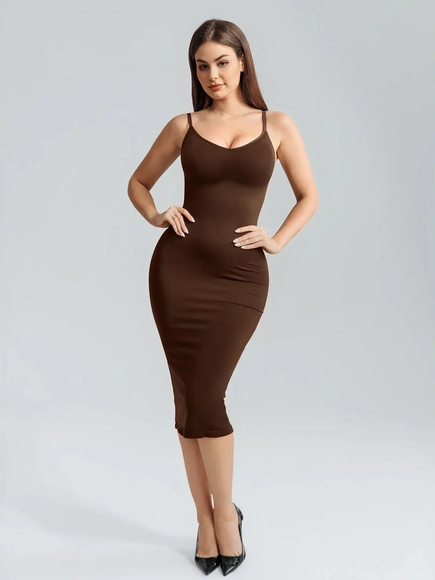 Smooth Dress & No-Show Shorts Set
