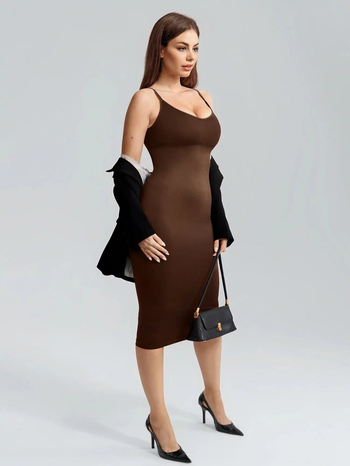 Smooth Dress & No-Show Shorts Set