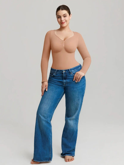 Seamless Firm Control Long Sleeve Everyday Bodysuit
