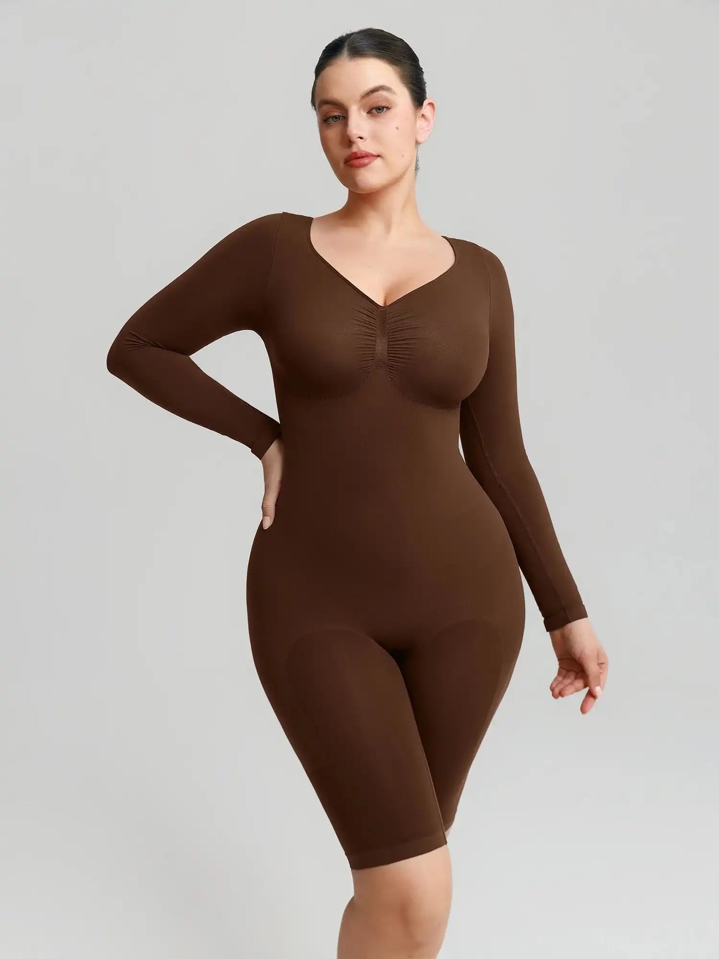 Seamless Firm Control Long Sleeve Everyday Bodysuit