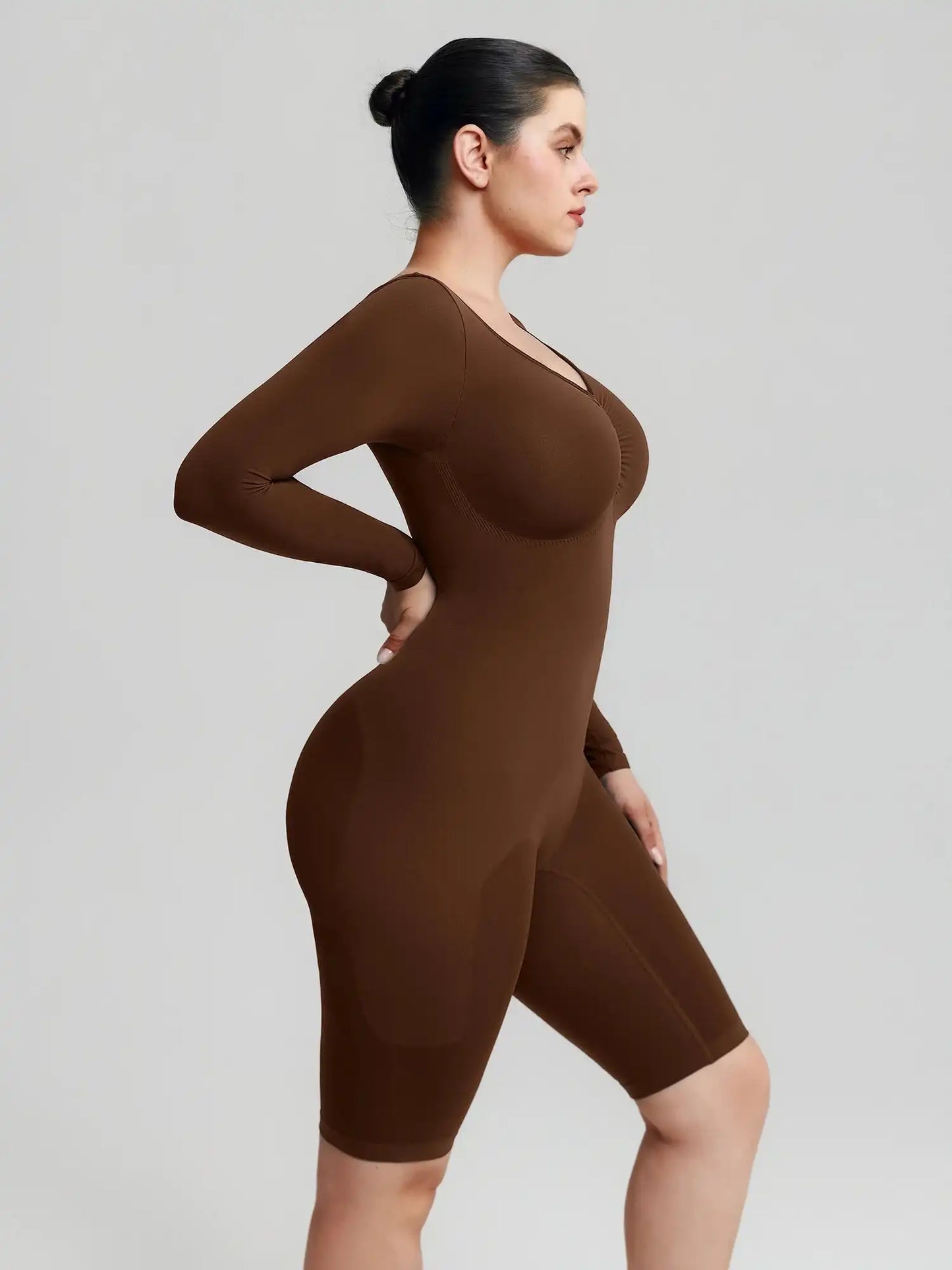 Seamless Firm Control Long Sleeve Everyday Bodysuit