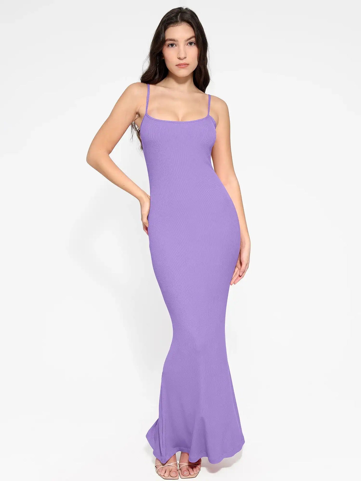 Popilush Shapewear Modal Slimming Maxi Slip Dress