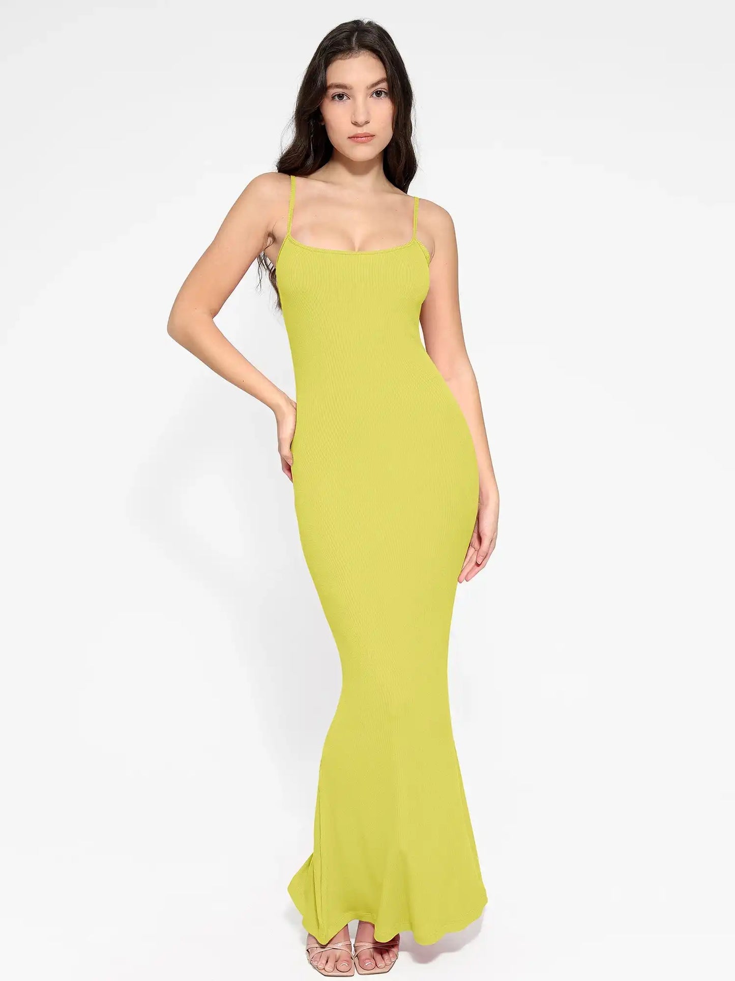 Popilush Shapewear Modal Slimming Maxi Slip Dress