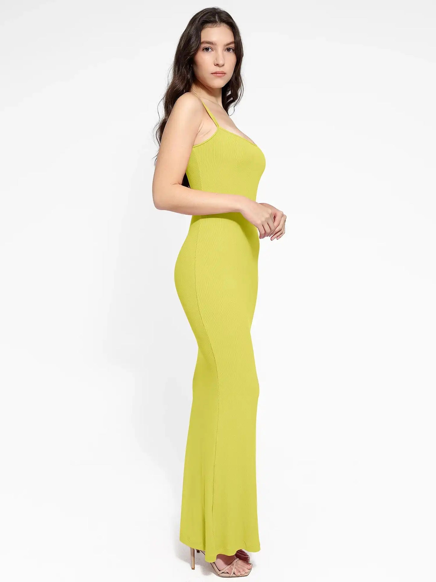 Popilush Shapewear Modal Slimming Maxi Slip Dress