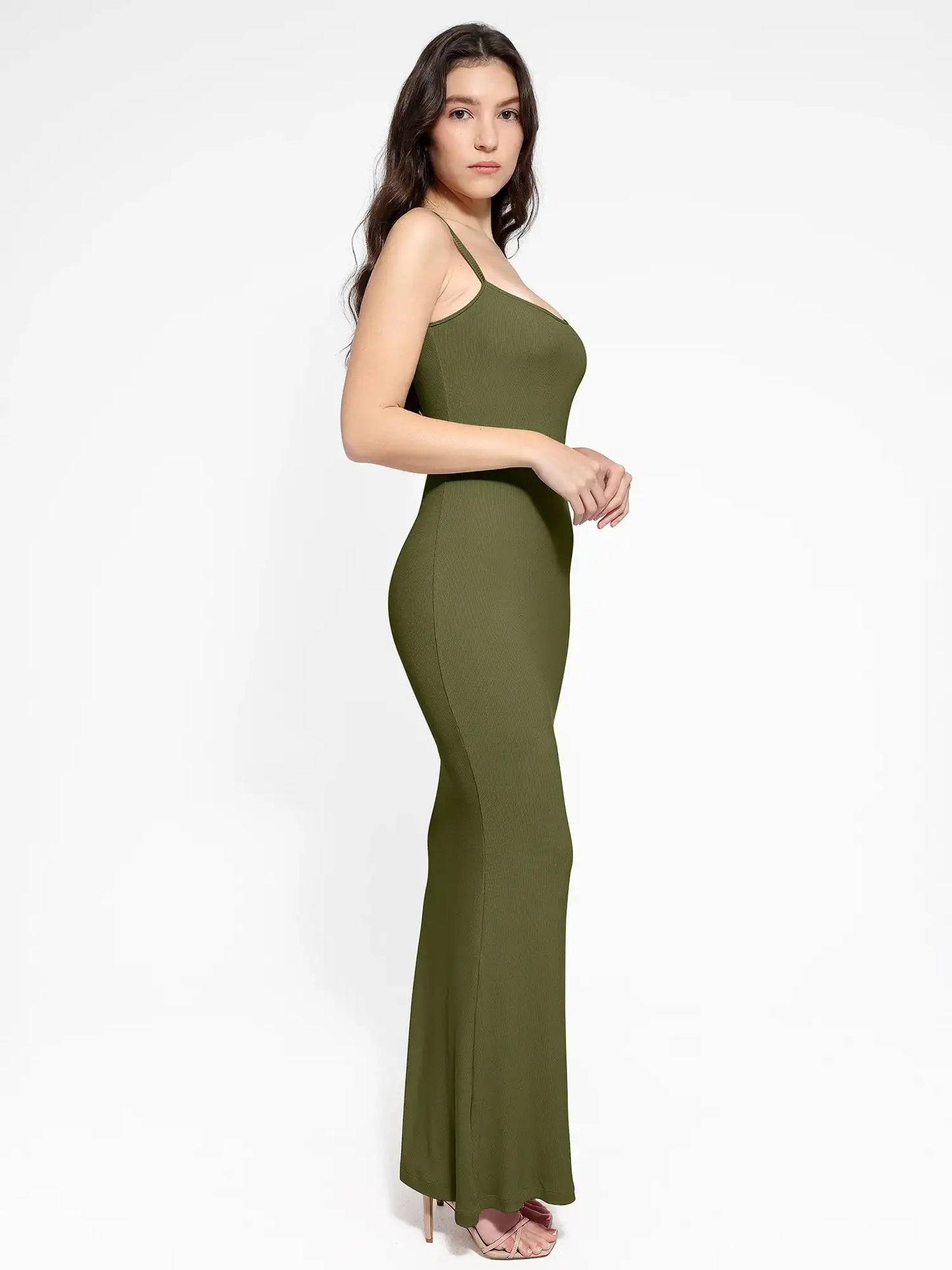 Popilush Shapewear Modal Slimming Maxi Slip Dress