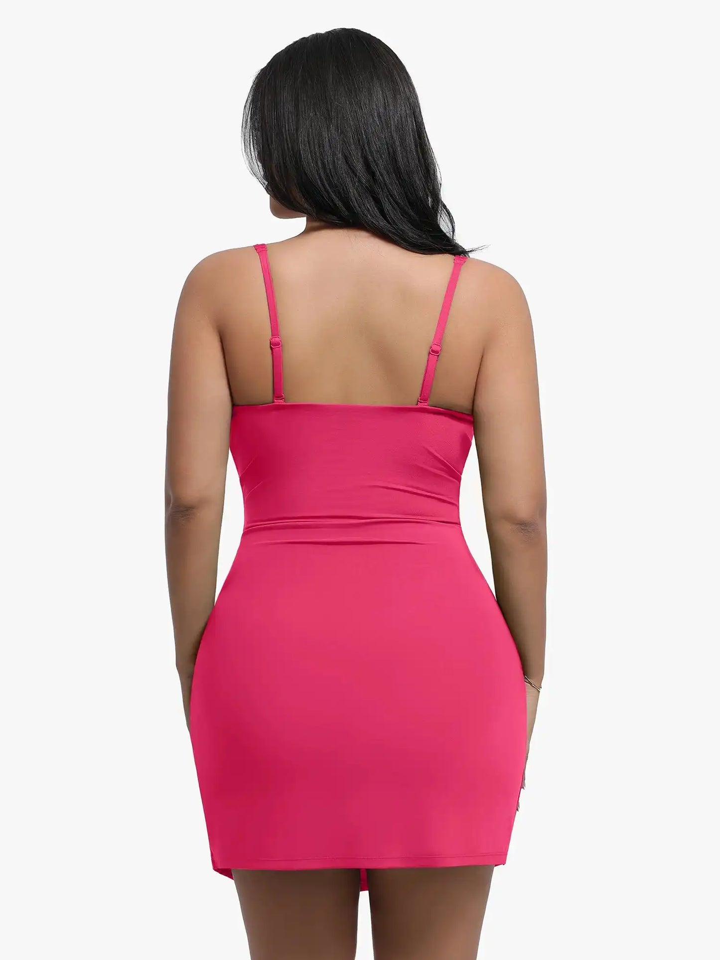 Popilush Shapewear Sculpting Side Slit Mini Dress