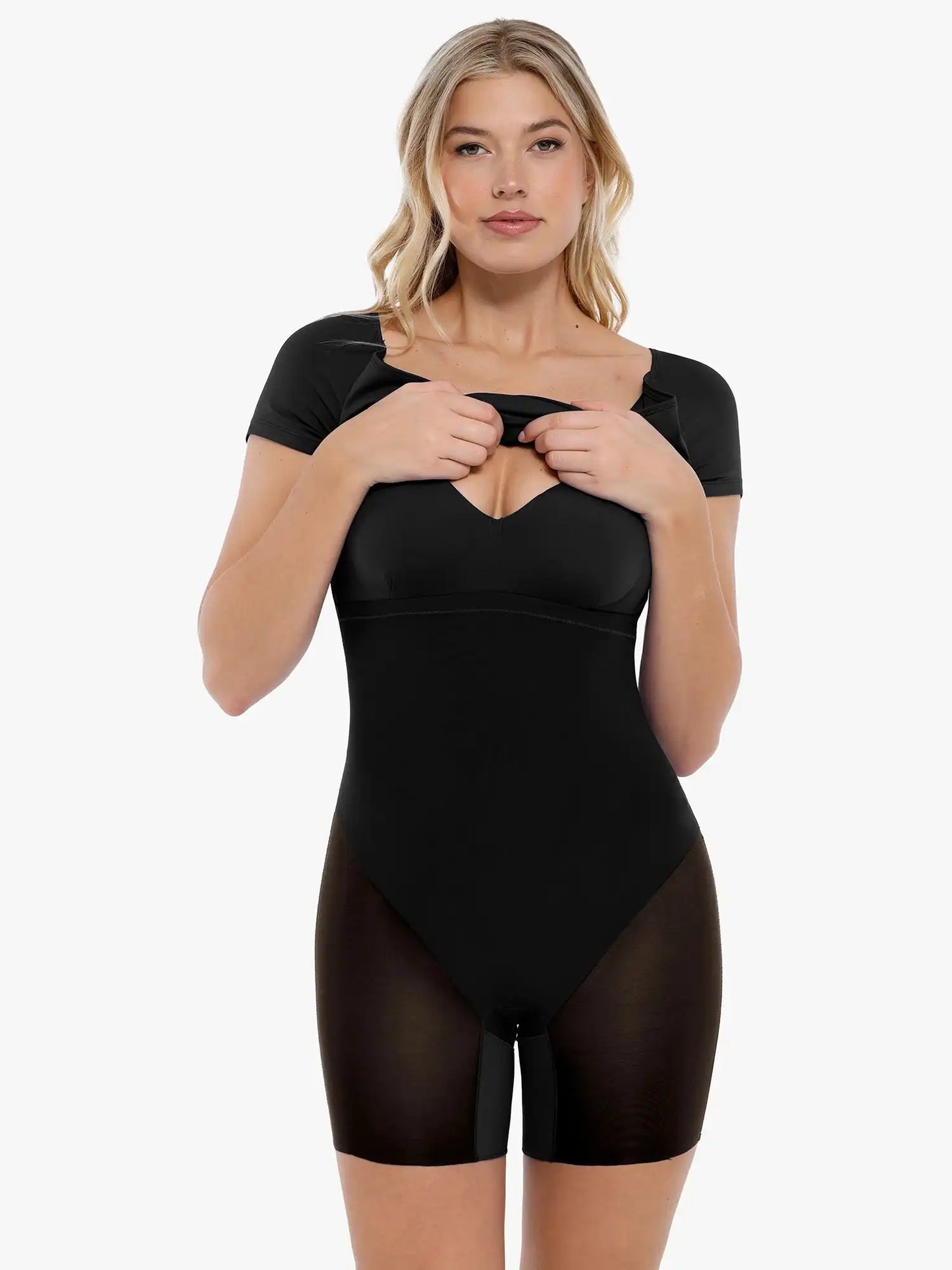 Popilush Shapewear Short Sleeve Perfect Form Sheath Dress