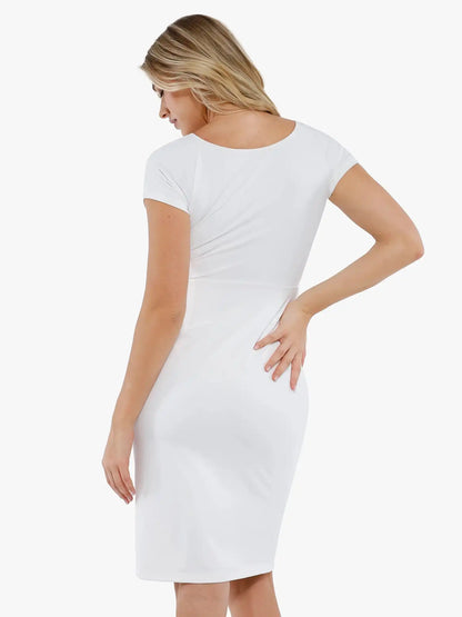Popilush Shapewear Short Sleeve Perfect Form Sheath Dress