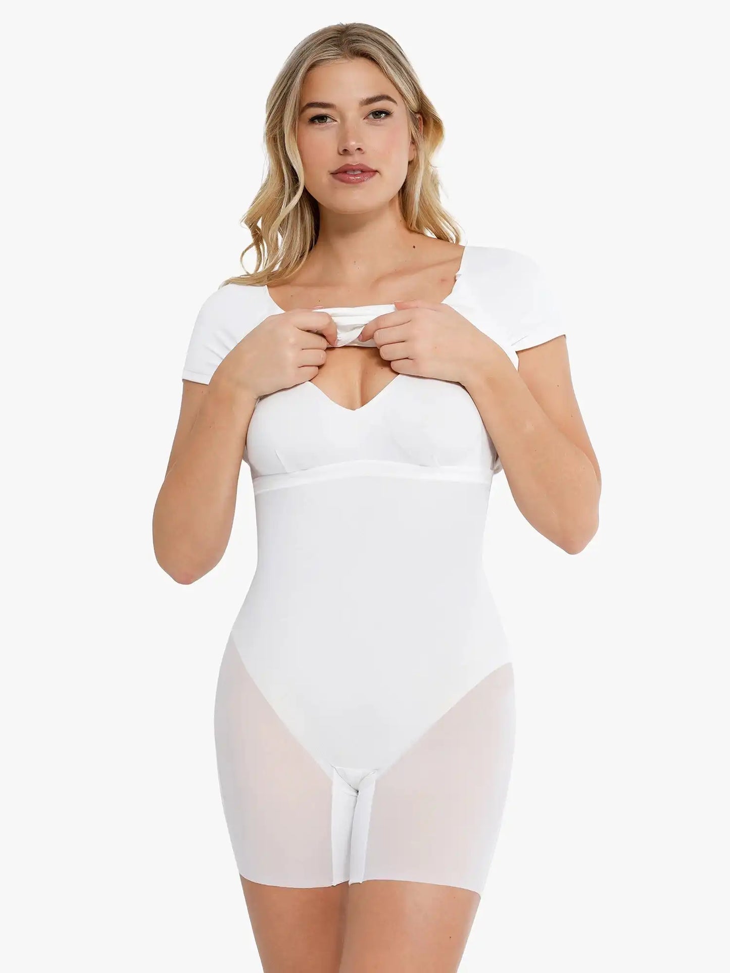 Popilush Shapewear Short Sleeve Perfect Form Sheath Dress