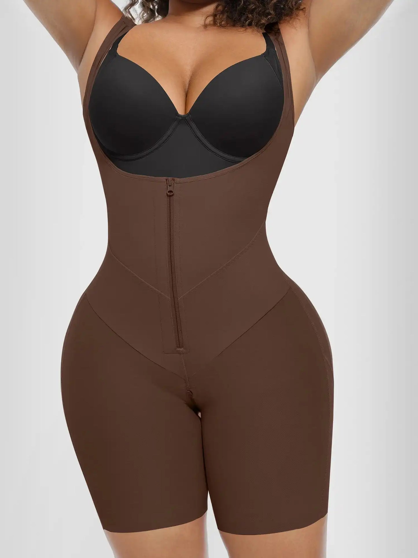 V-Shaped Faja Tummy Control Butt Lift Bodysuit
