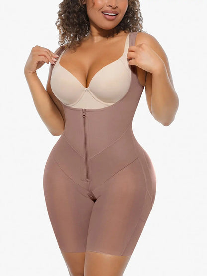V-Shaped Faja Tummy Control Butt Lift Bodysuit