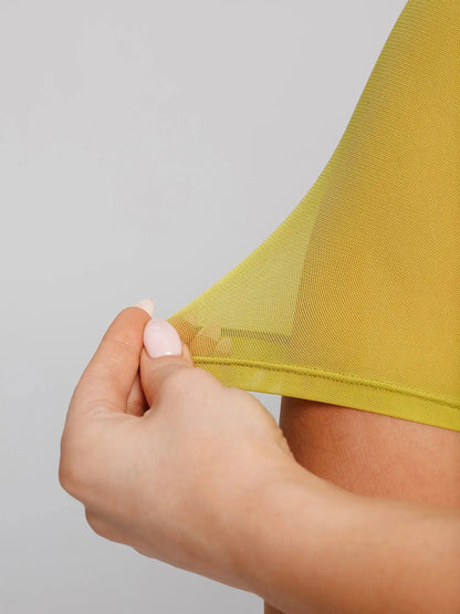 Ultra-Fine Mesh Classic Thong Bodysuit