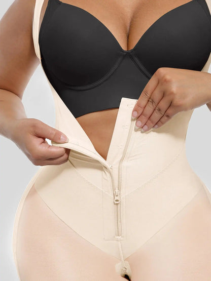 V-Shaped Faja Tummy Control Butt Lift Bodysuit