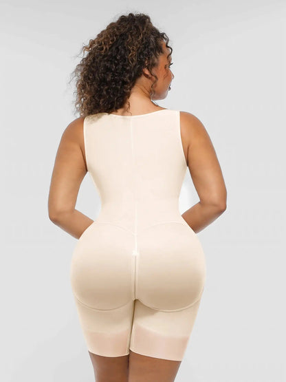 V-Shaped Faja Tummy Control Butt Lift Bodysuit