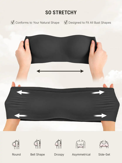 Butter-Soft Strapless Bandeau Bra
