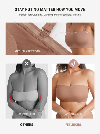 Butter-Soft Strapless Bandeau Bra
