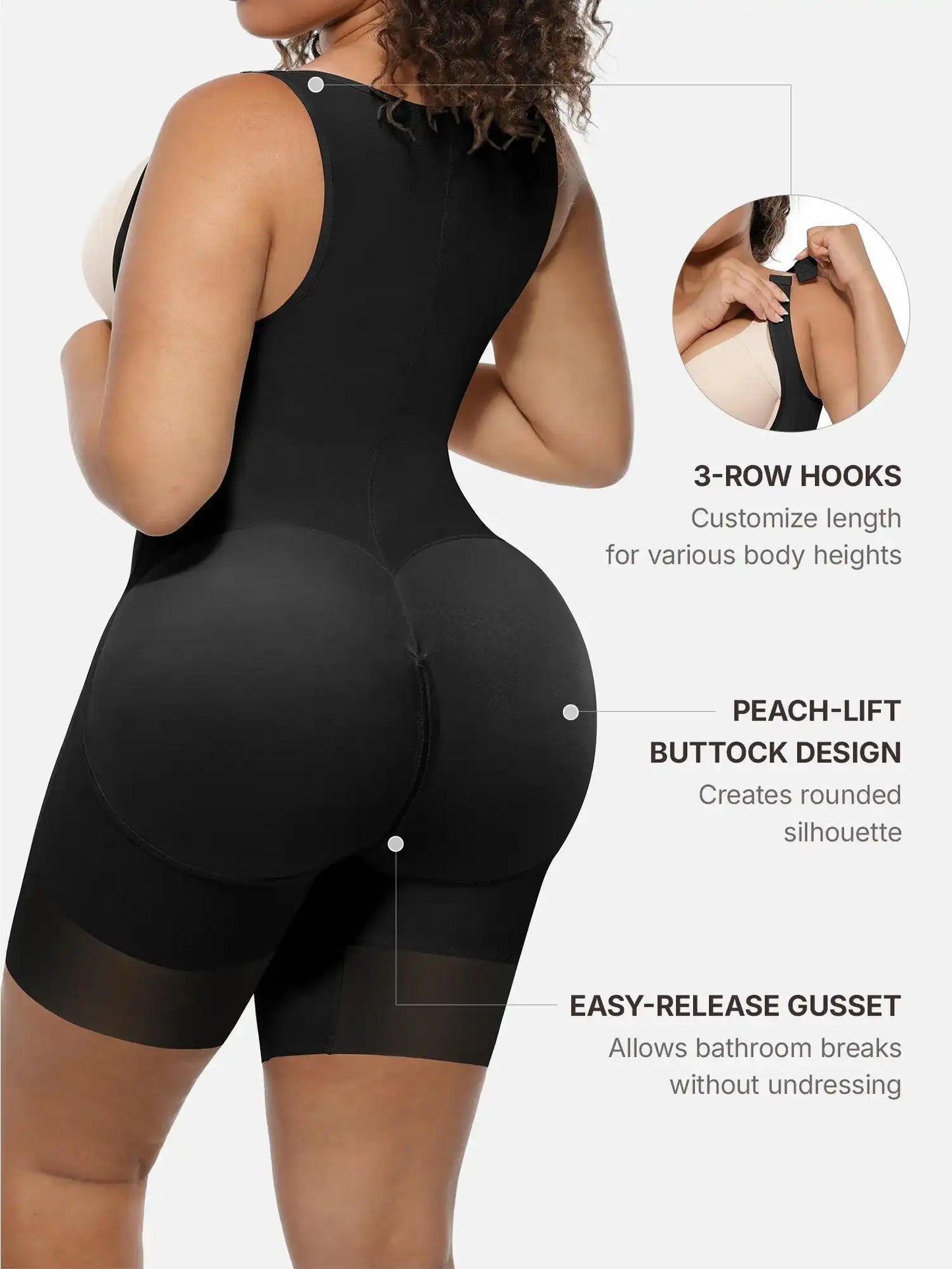 V-Shaped Shaping Lift Bodysuit & Unlined Soft Bra Bundle