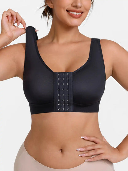 Support Front-Closure Breathable Bra