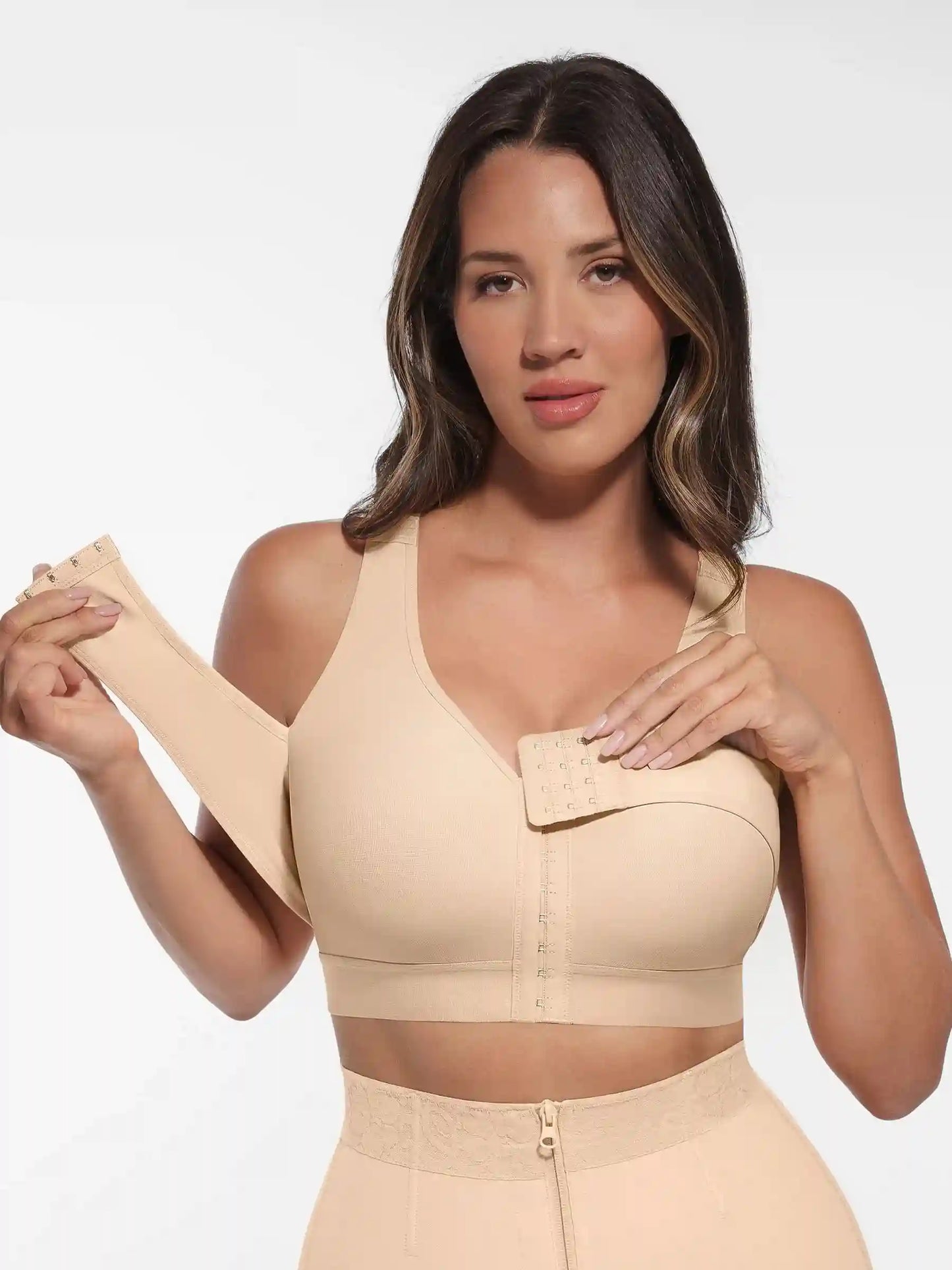 Wireless Front Closure Full Coverage Bra