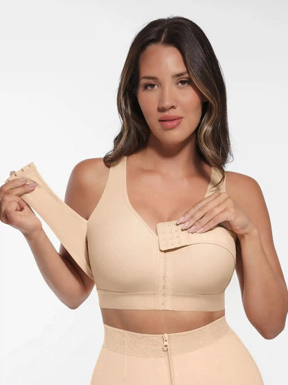 Wireless Front Closure Full Coverage Bra