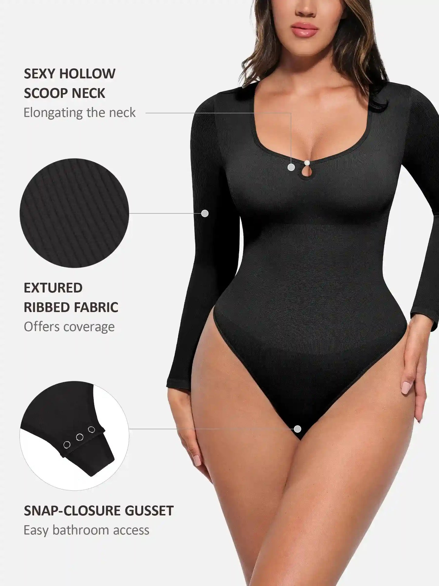 Seamless Ribbed Bodysuit