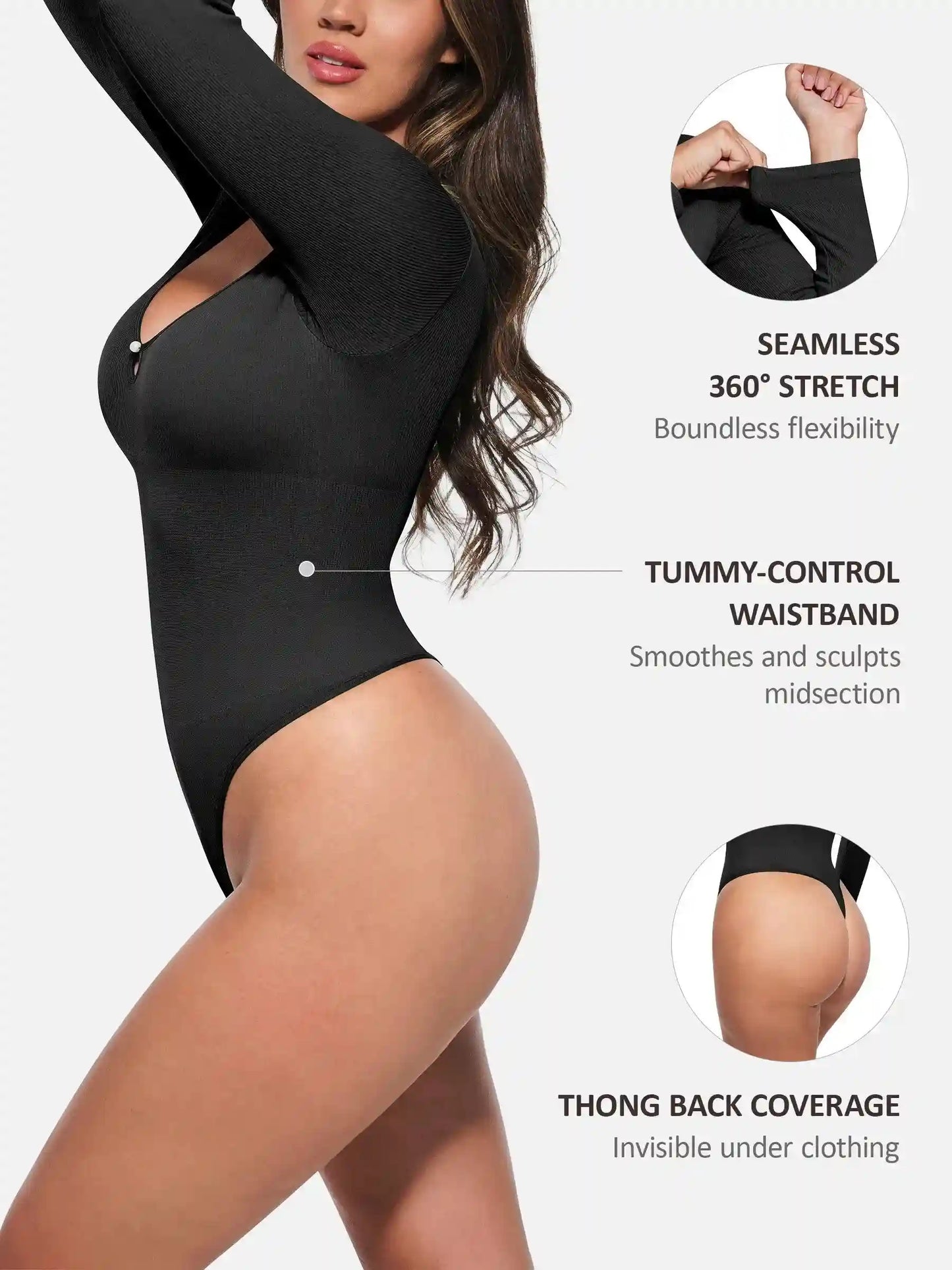 Seamless Ribbed Bodysuit