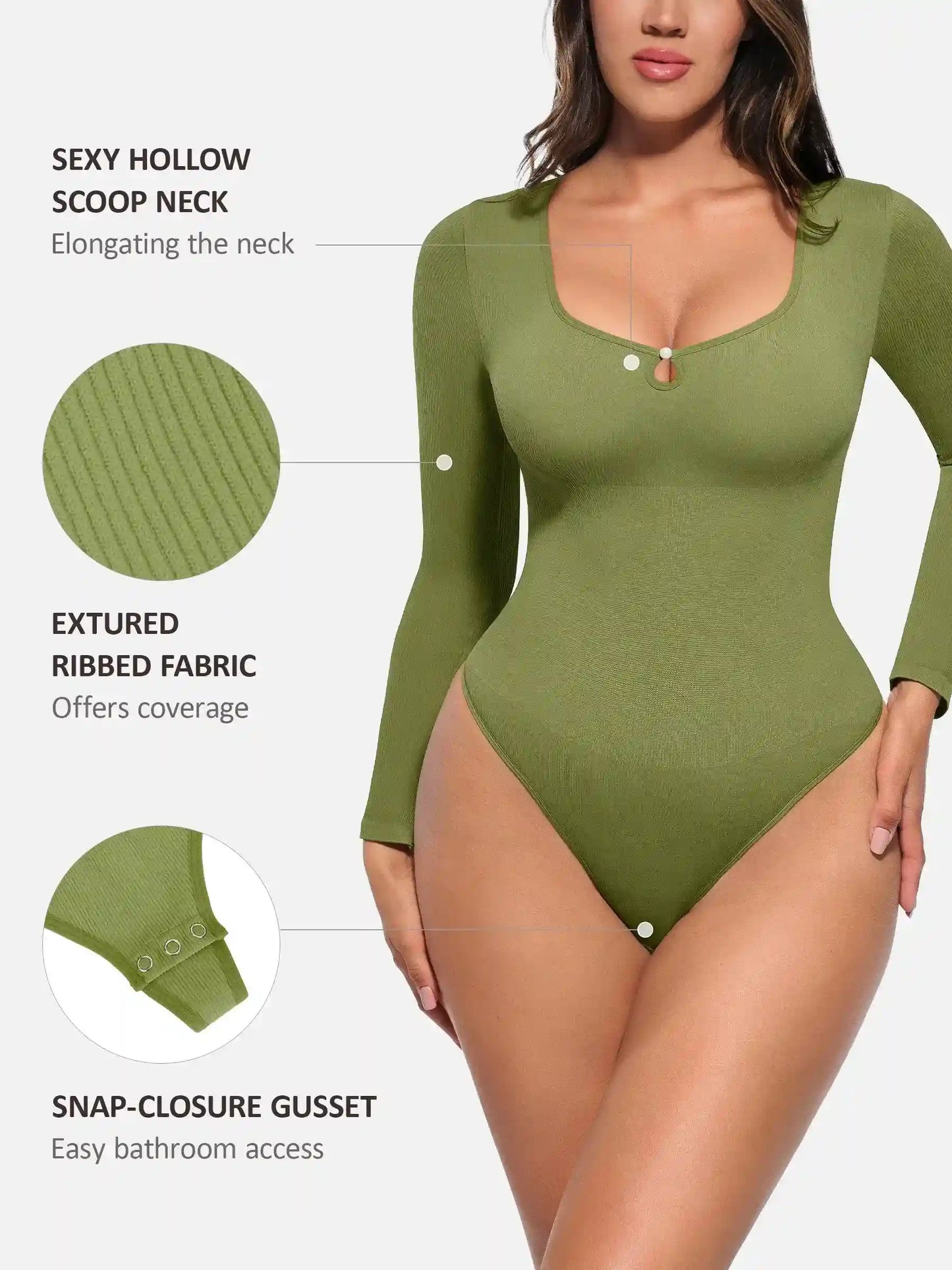 Seamless Ribbed Bodysuit