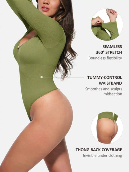 Seamless Ribbed Bodysuit