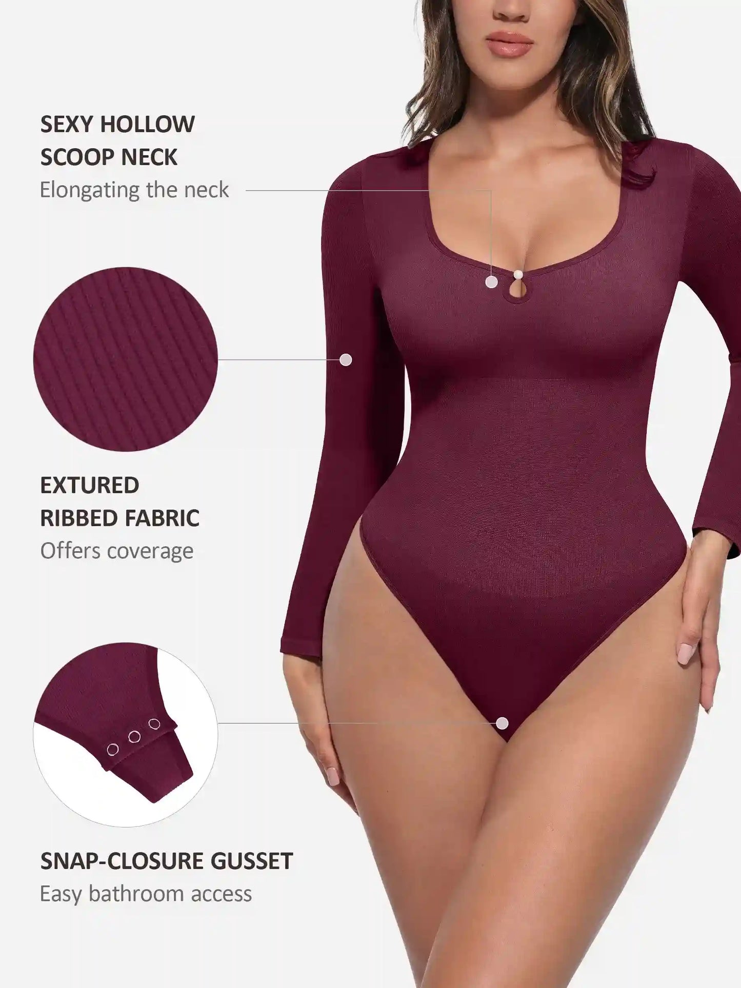 Seamless Ribbed Bodysuit
