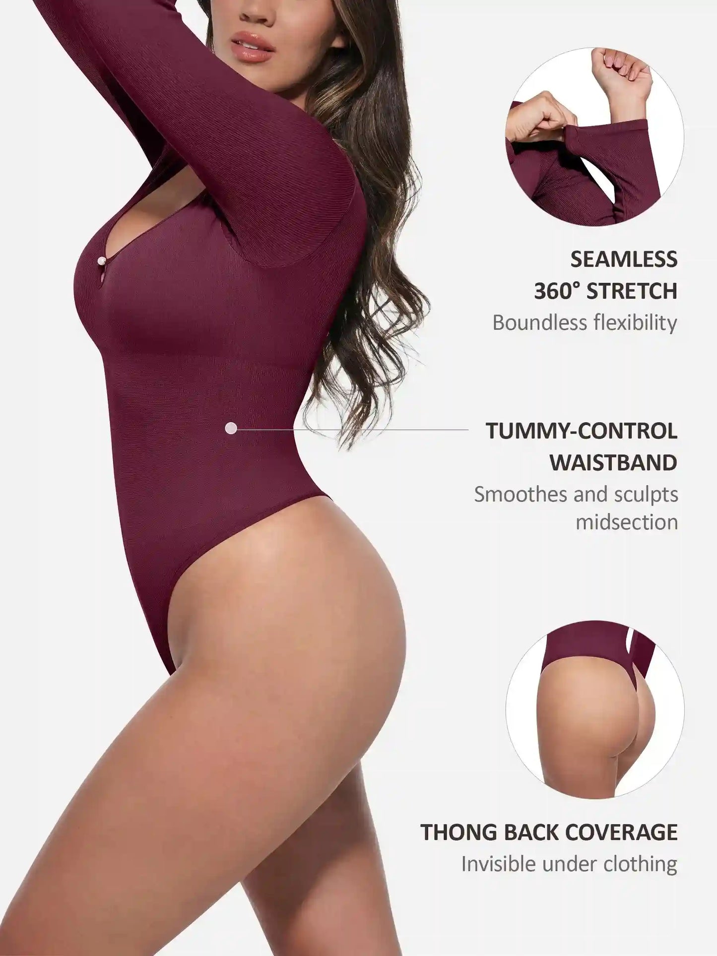 Seamless Ribbed Bodysuit