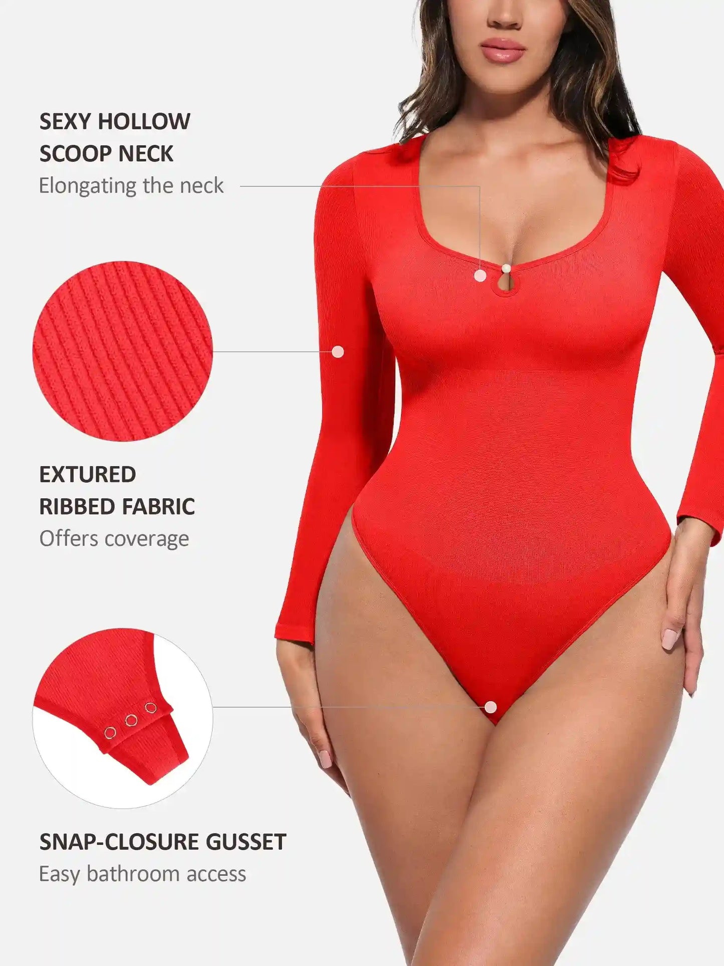 Seamless Ribbed Bodysuit