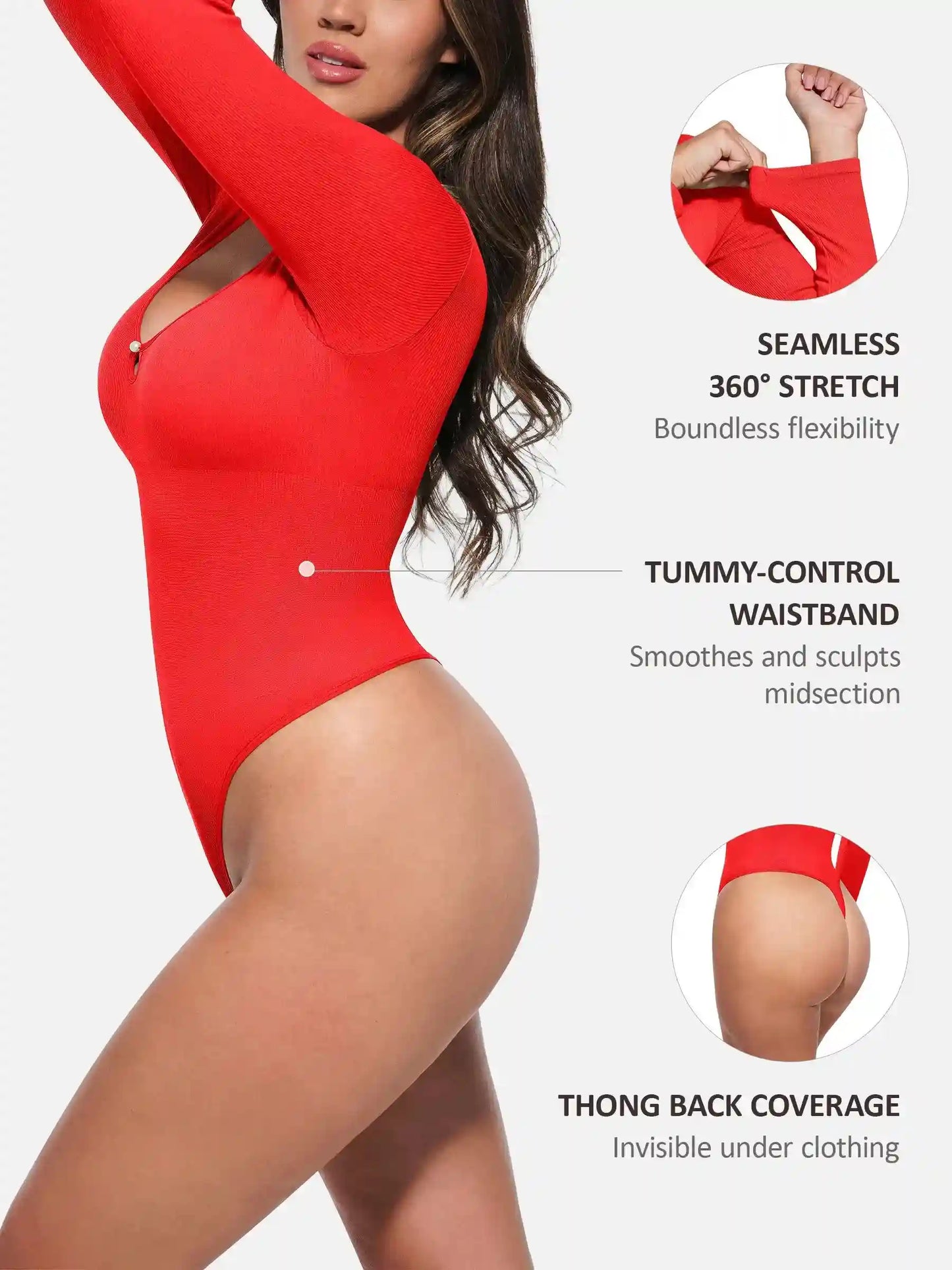 Seamless Ribbed Bodysuit