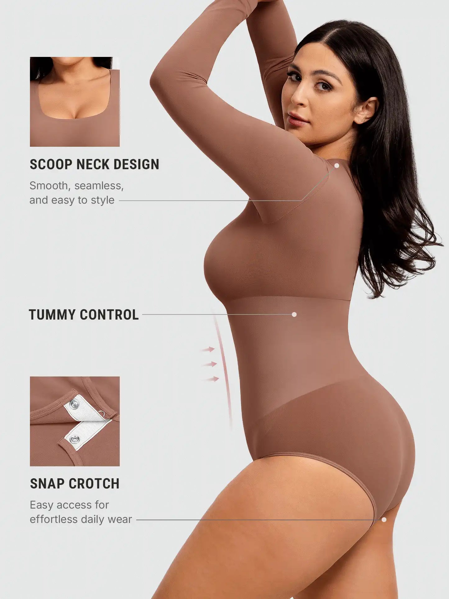 Buttery Seamless Tummy Control Classic Bodysuit
