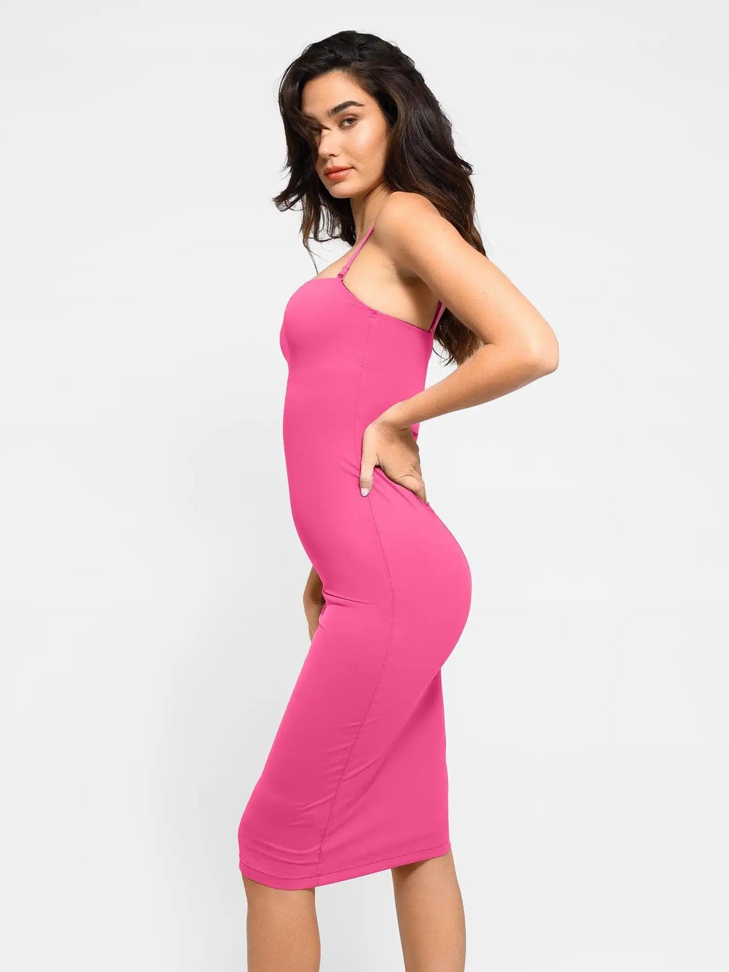 Popilush Bluetag Cooling Shapewear Slimming Midi Tube Dress