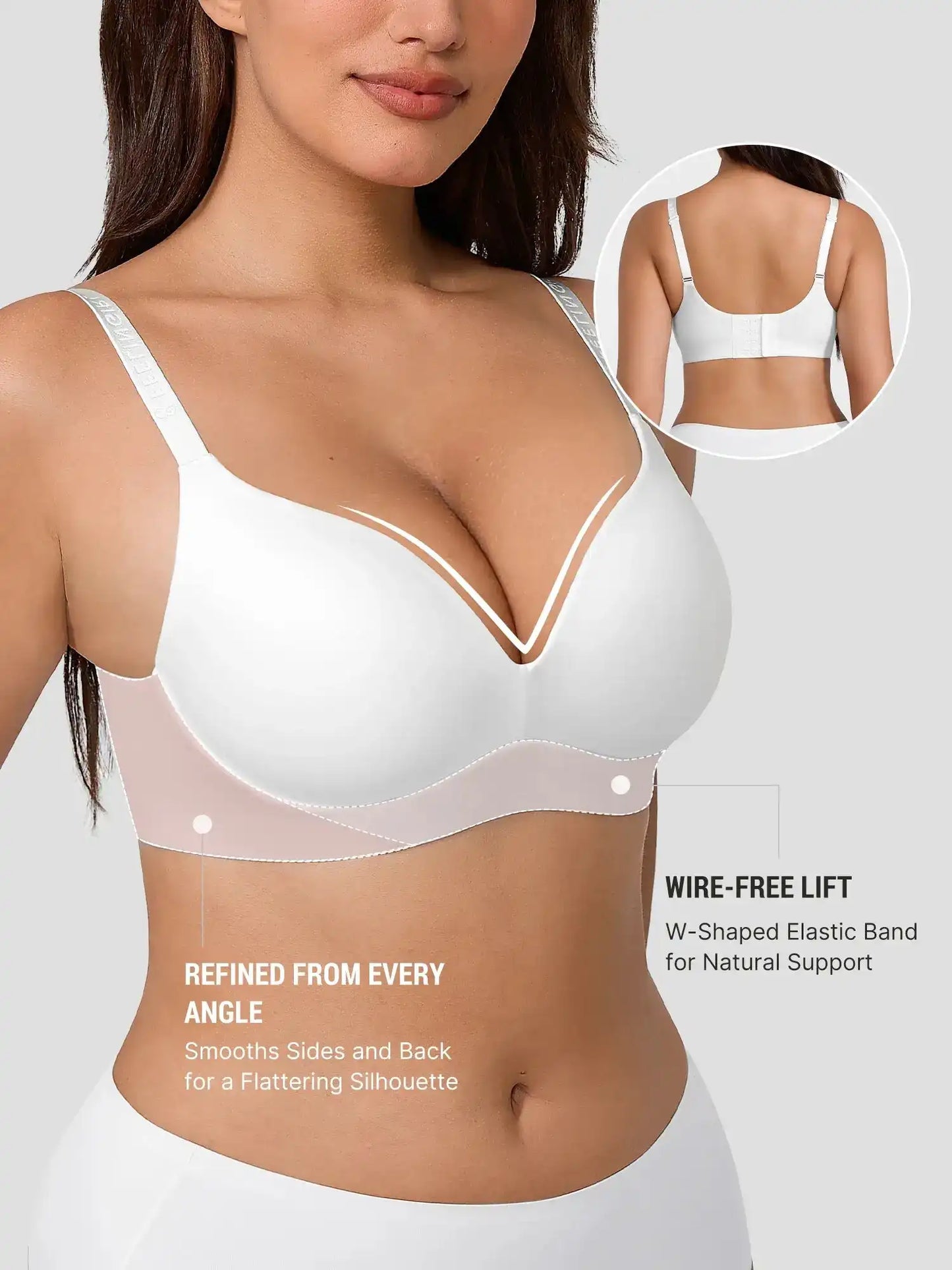 Push Up Soft Wireless Everyday Bra