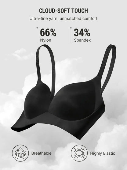Push Up Soft Wireless Everyday Bra