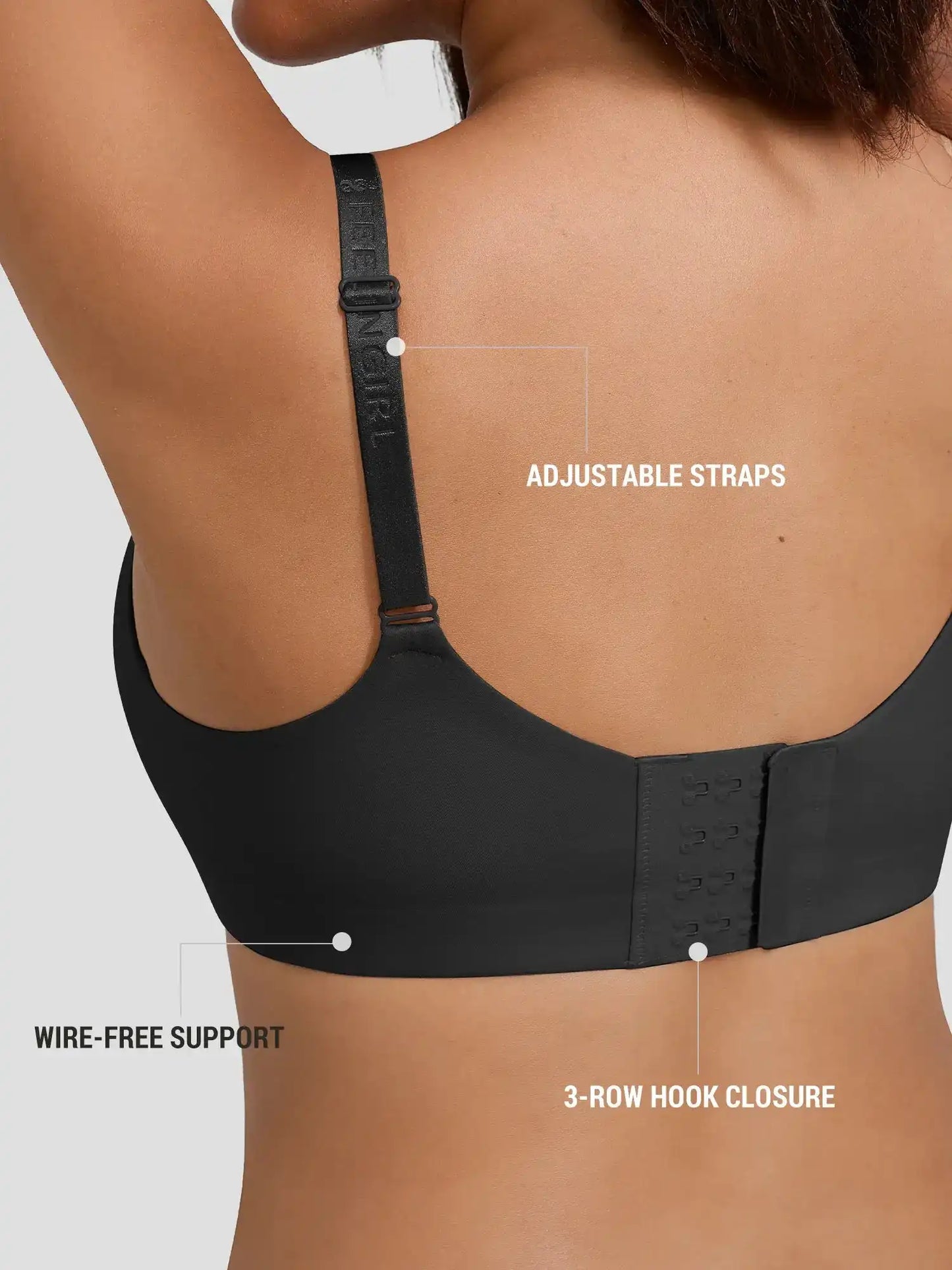 Push Up Soft Wireless Everyday Bra